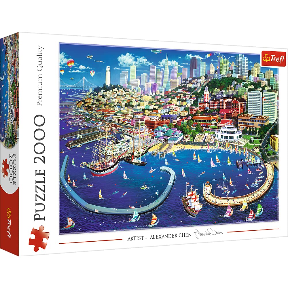trefl-premium-plus-baie-de-san-francisco-puzzle-2000-pi-ces-adulte image 1