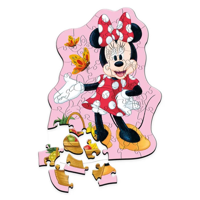 trefl-wood-craft-minnie-puzzle-bois-50-pi-ces-5-ans image 1