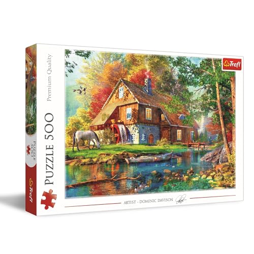 trefl-red-cottage-sur-la-rivi-re-puzzle-500-pi-ces-peinture image 7
