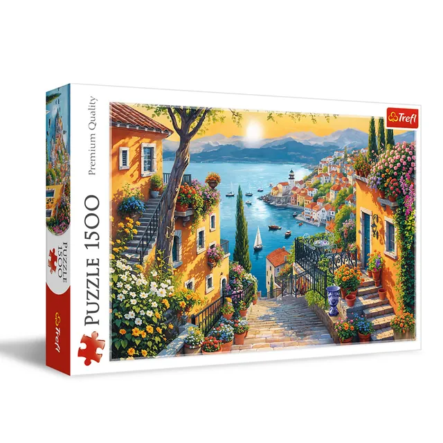 trefl-red-paysage-maritime-puzzle-1500-pi-ces-chevaux image 1