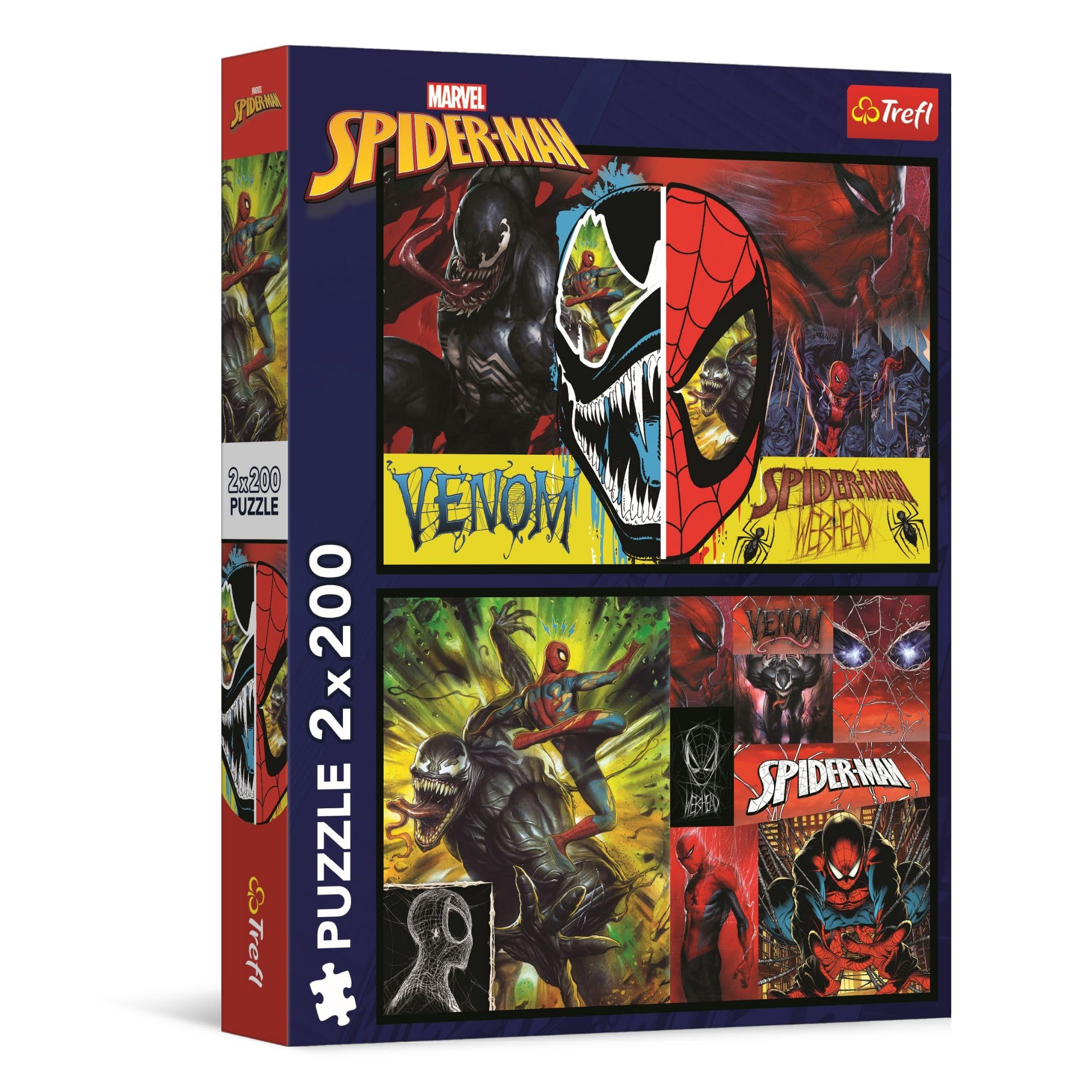 trefl-spiderman-jour-et-nuit-puzzle-2x200-pi-ces-ado image 1