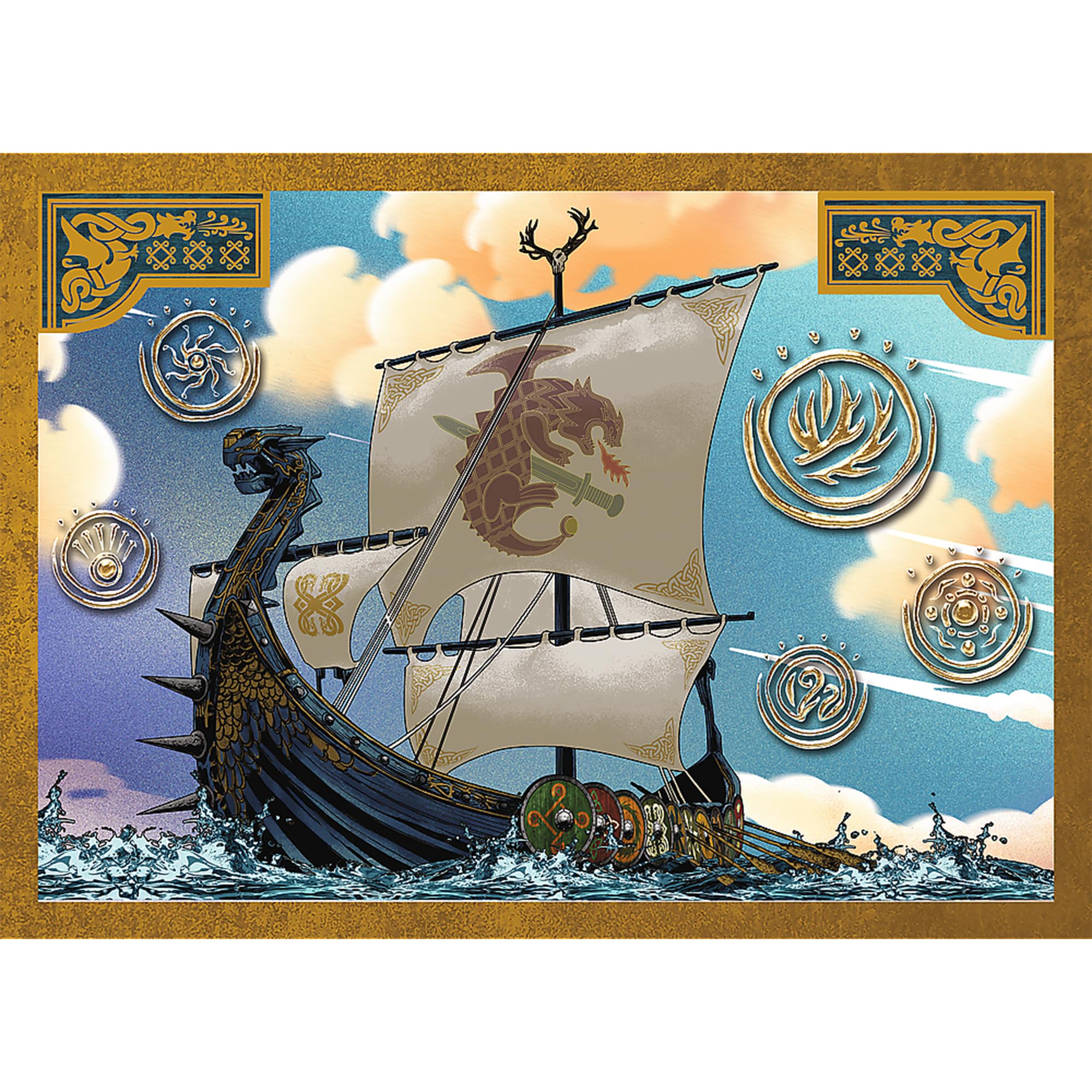 trefl-red-dragons-puzzle-4-en-1-35-70-pi-ces-enfant image 2