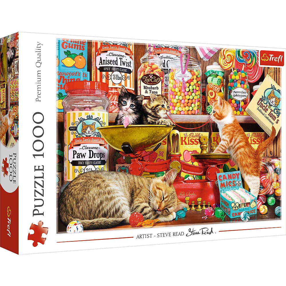 trefl-premium-plus-chats-puzzle-1000-pi-ces-adulte image 1