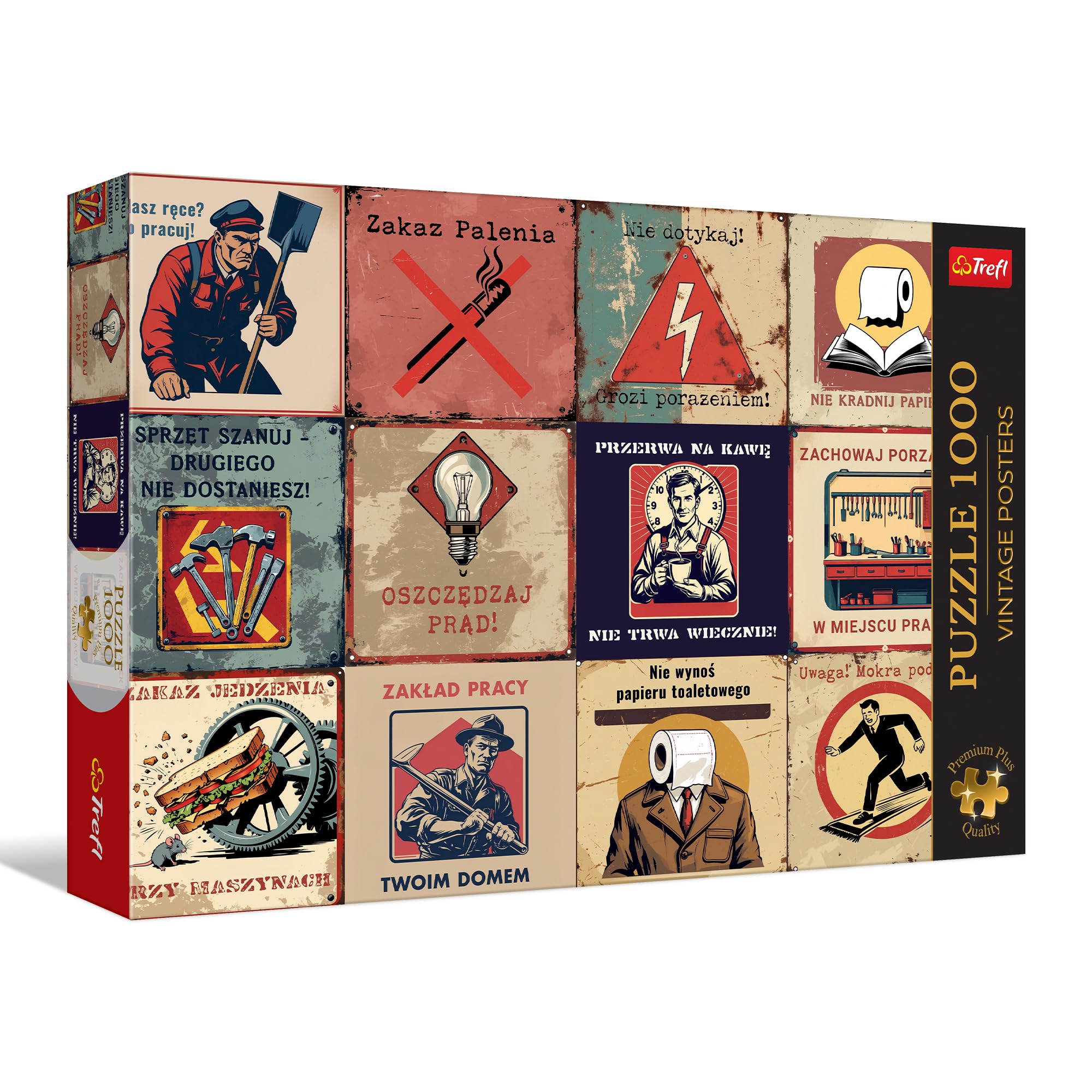trefl-premium-plus-posters-r-tro-1000-pi-ces-puzzle-adulte image 1