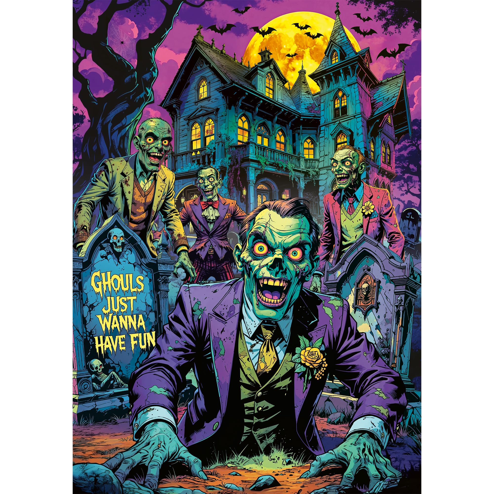 trefl-premium-plus-hall-of-horror-puzzle-1000-pi-ces-zombie image 2