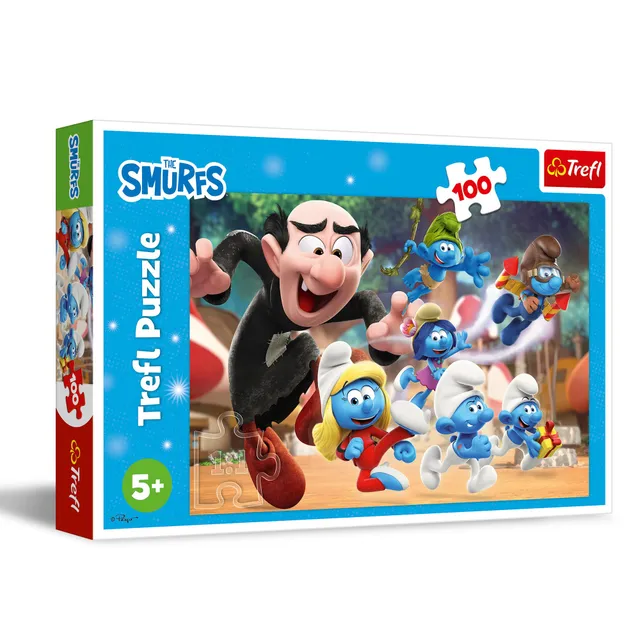 trefl-red-schtroumpfs-puzzle-100-pi-ces-papa-schtroumpf-5-ans image 1