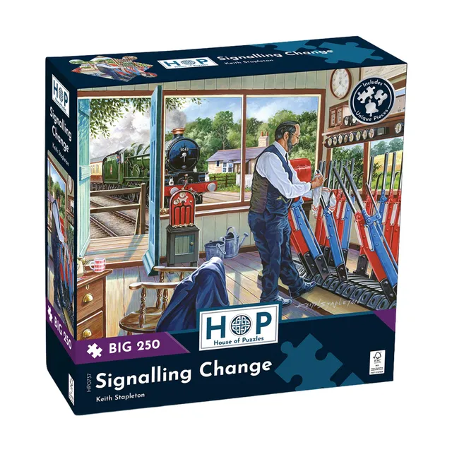 house-of-puzzles-signalling-change-puzzle-big-250-pi-ces-train image 1