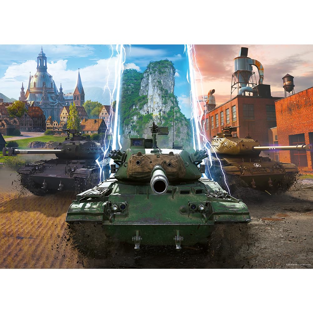 trefl-world-of-tanks-puzzle-500-pi-ces-chars-action image 2