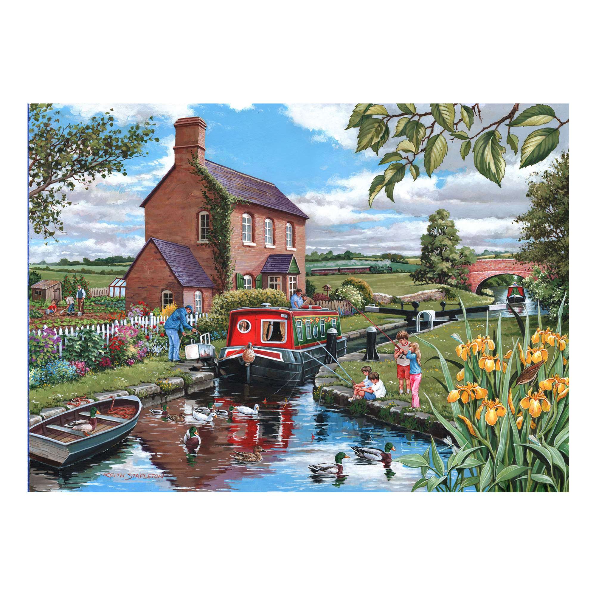 house-of-puzzles-keeper-s-cottage-mini-puzzle-150-pi-ces-tube image 2