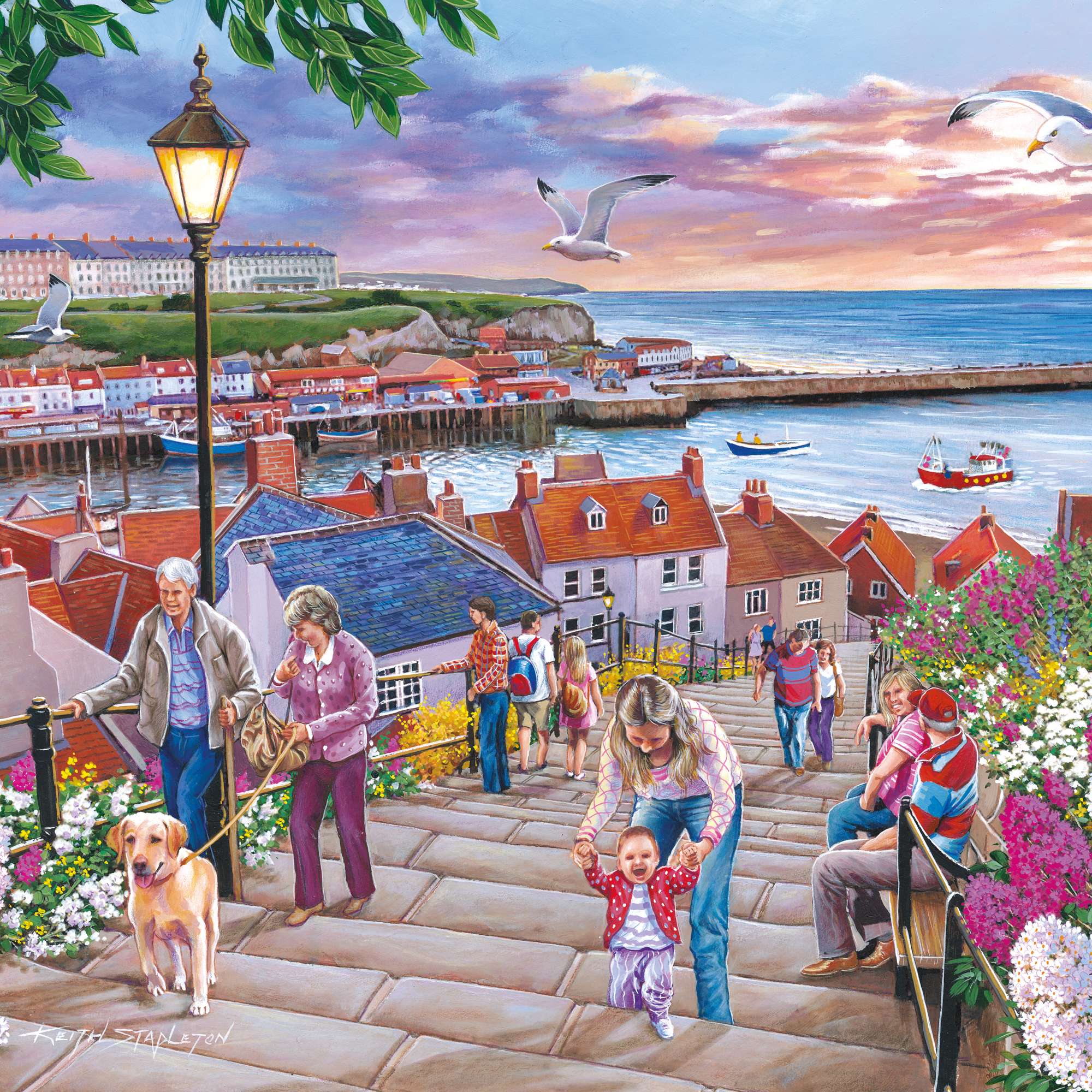 house-of-puzzles-mini-199-steps-whitby-puzzle-150-pi-ces-tube image 3