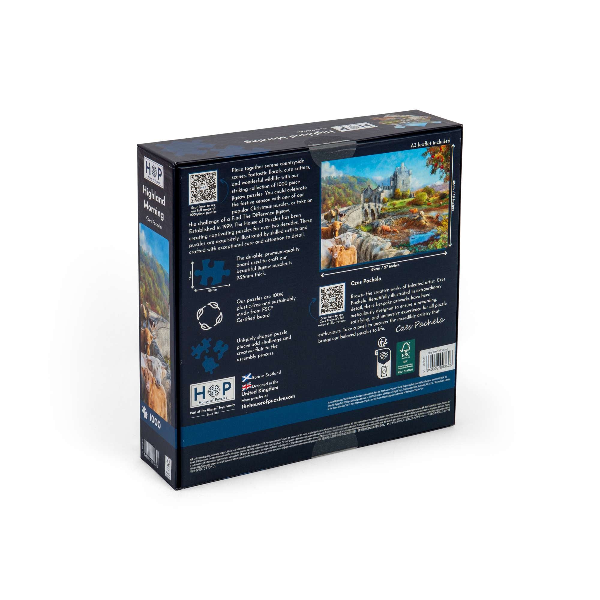 house-of-puzzles-highland-morning-puzzle-1000-pi-ces-cosse image 3