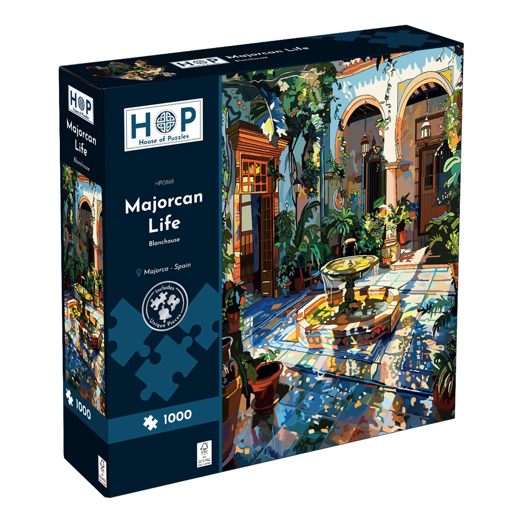 house-of-puzzles-majorcan-life-puzzle-1000-pi-ces-majorque image 1