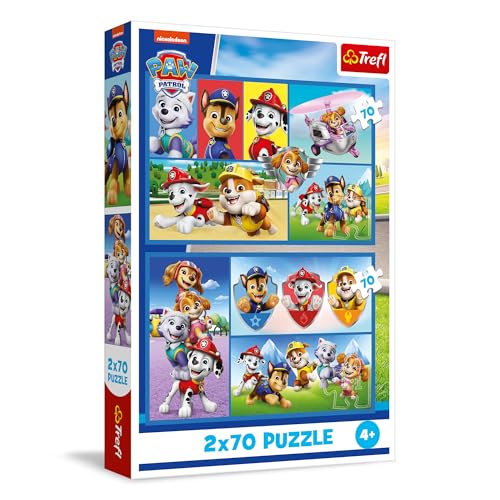 trefl-red-paw-patrol-puzzle-2x70-pi-ces-pat-patrouille-4-ans image 8