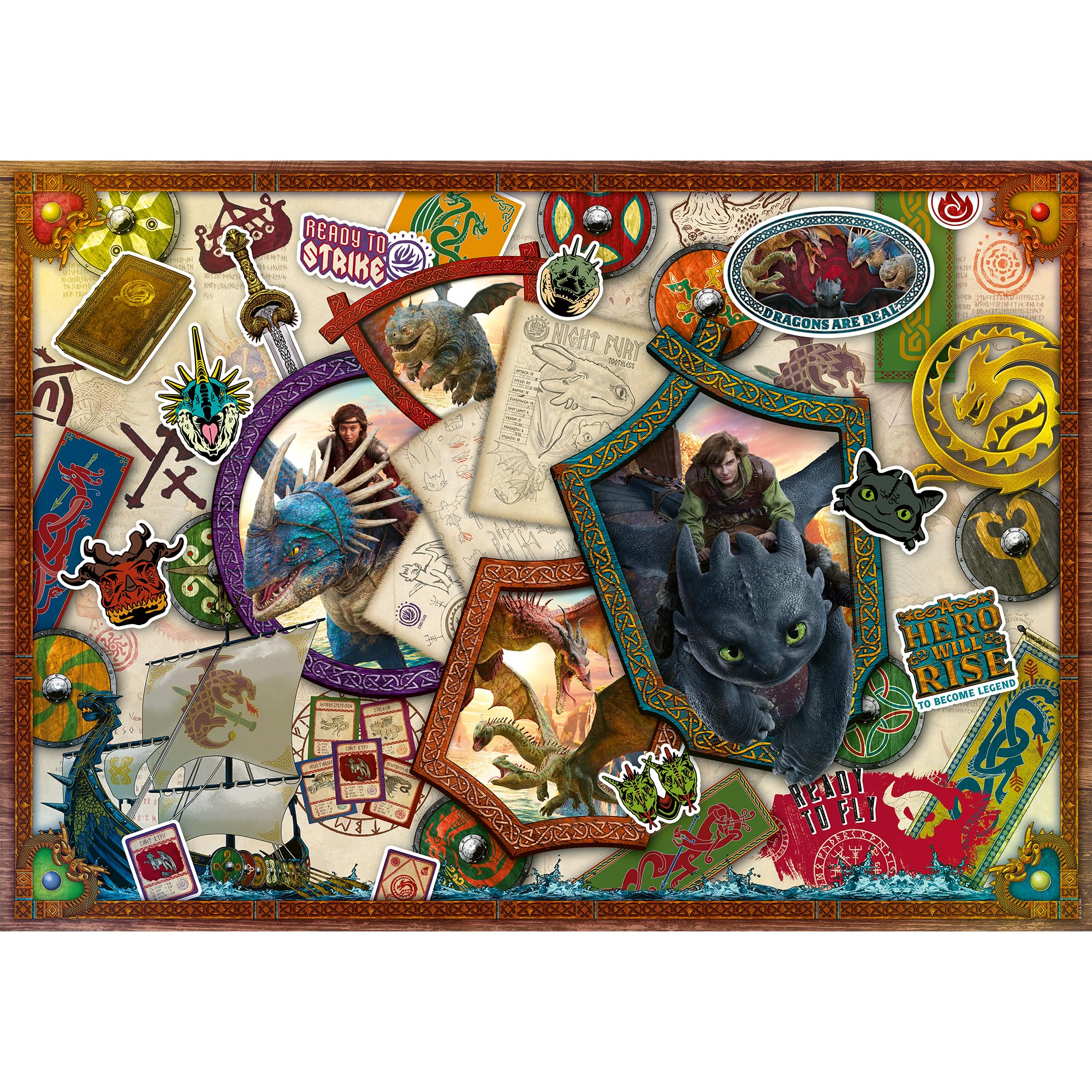 trefl-red-dragons-heroes-puzzle-1000-pi-ces-14-ans-et-plus image 2