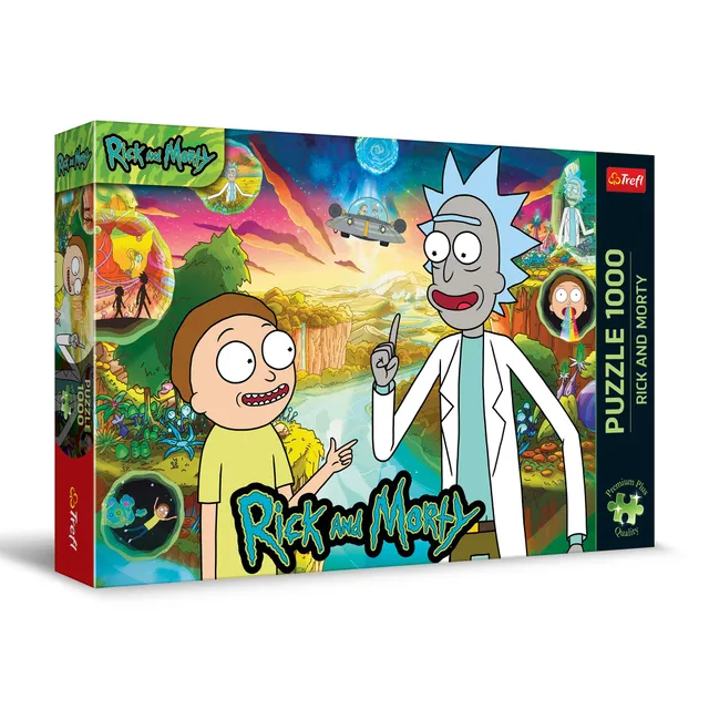 trefl-premium-plus-rick-morty-puzzle-1000-pi-ces-s-rie-tv image 1