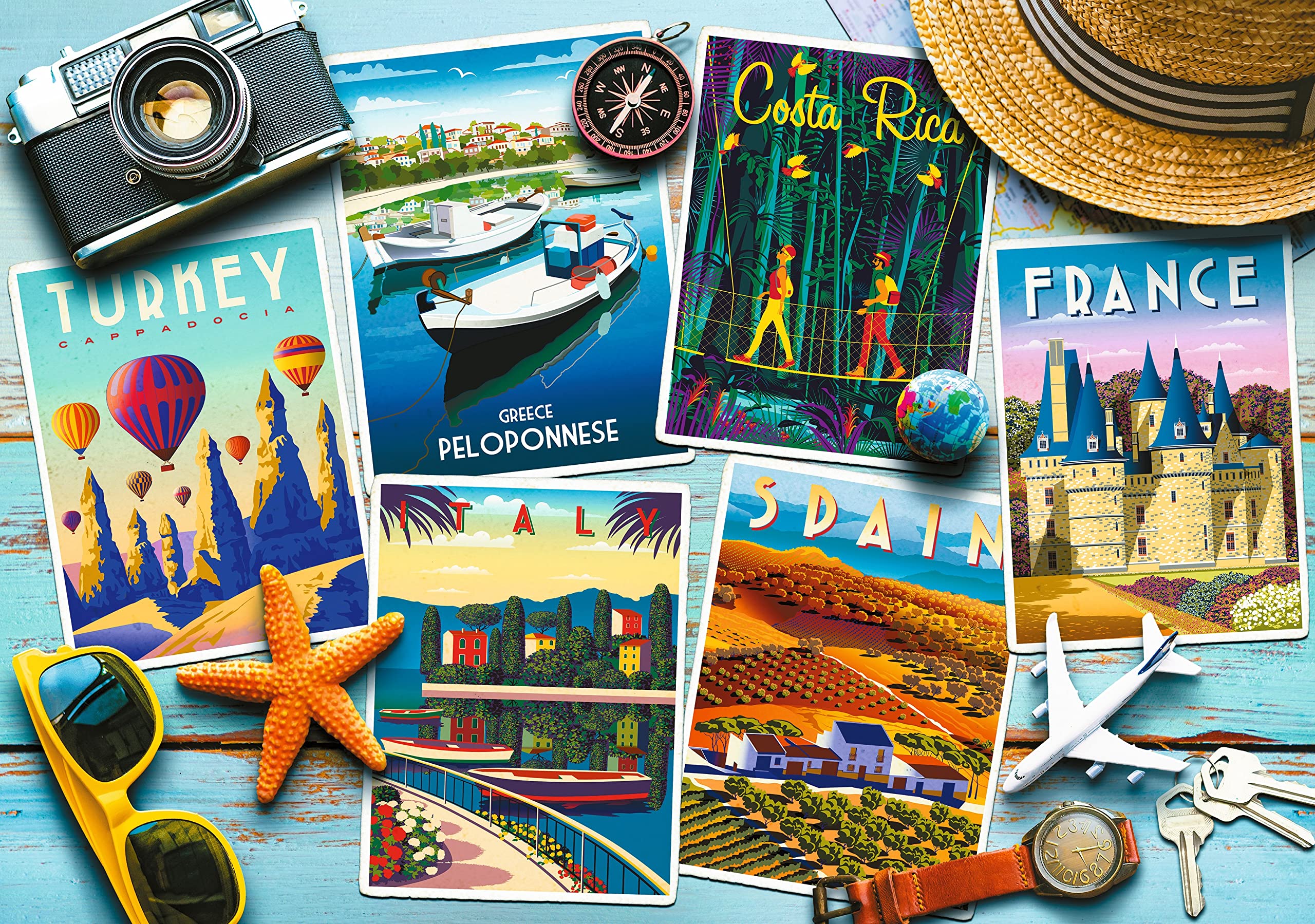 trefl-red-10714-puzzle-1000-pi-ces-collage-voyage-vacances image 2