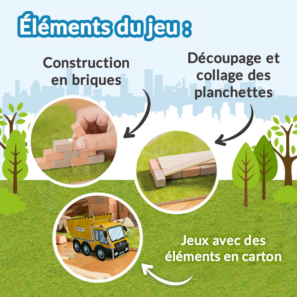 trefl-red-brick-trick-chantier-kit-290-briques-d-s-6-ans image 3