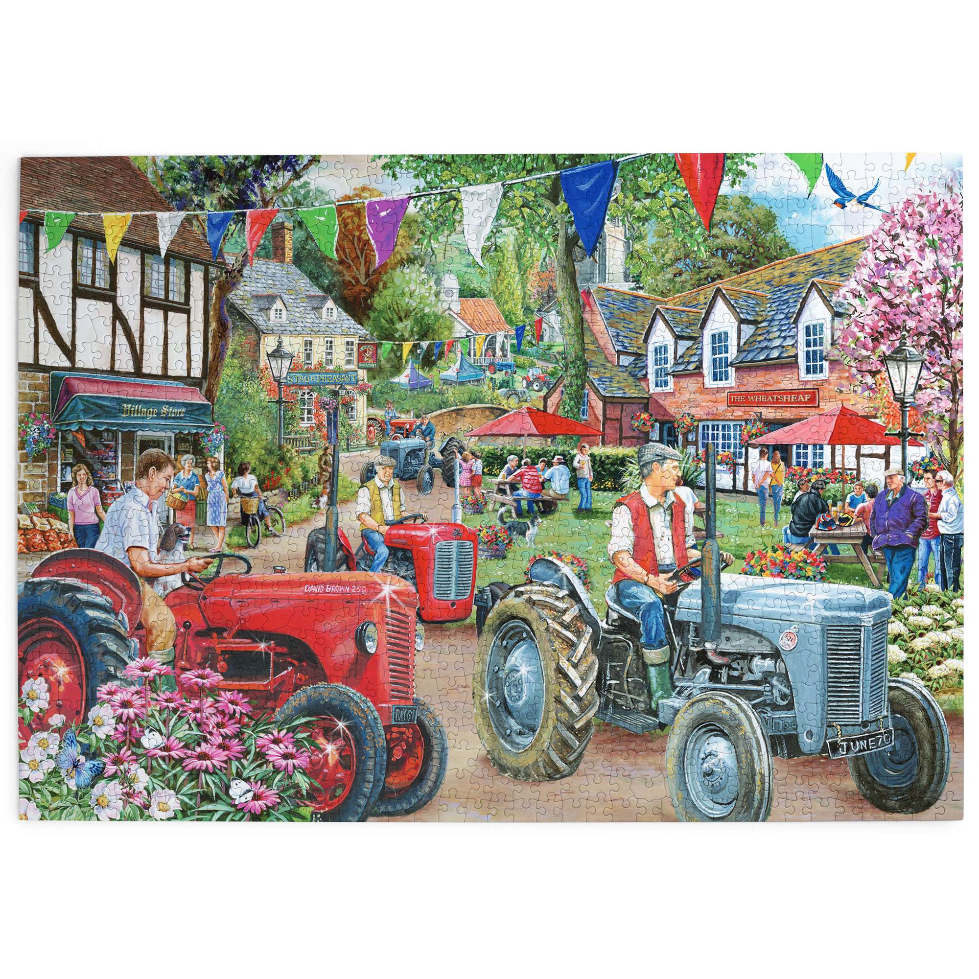 house-of-puzzles-no-27-tractor-parade-puzzle-1000-pi-ces-ferme image 2