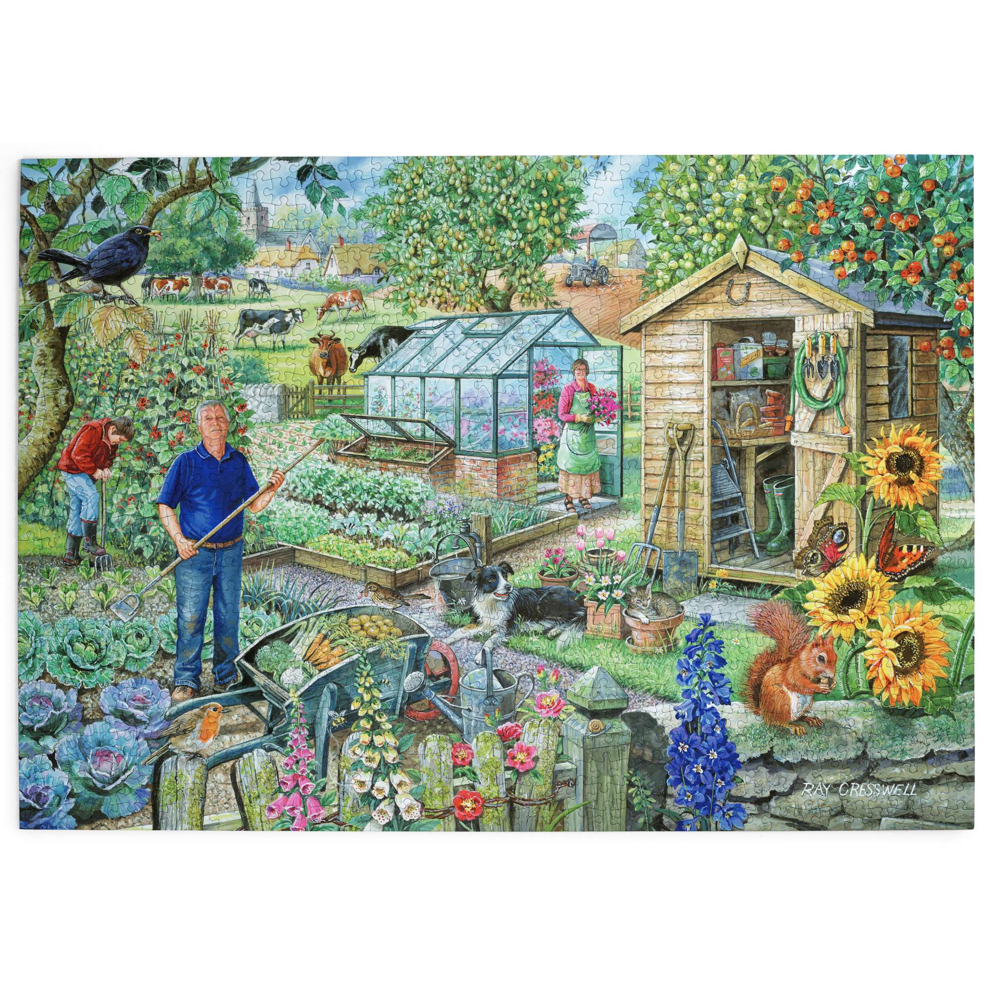 house-of-puzzles-at-the-allotment-puzzle-1000-pi-ces-jardin image 2