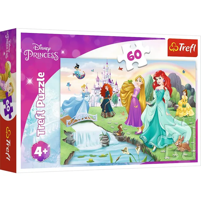trefl-red-disney-princess-puzzle-60-pi-ces-rencontre-princesses-4-ans image 1
