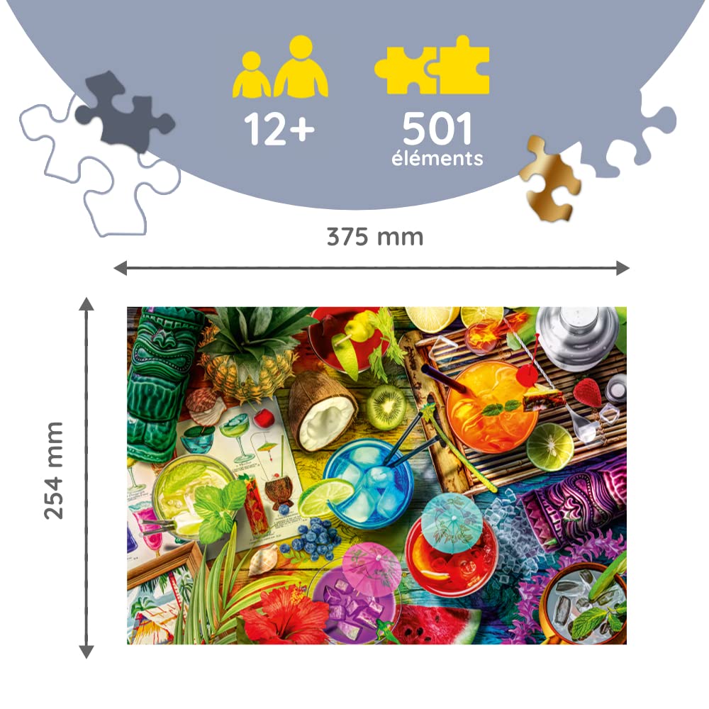 trefl-wood-craft-cocktails-puzzle-bois-501-pi-ces-adulte image 3