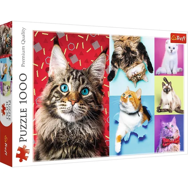 trefl-red-chats-joyeux-puzzle-1000-pi-ces-adulte image 1