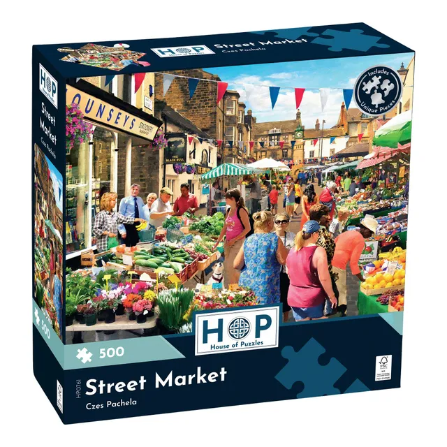 house-of-puzzles-street-market-puzzle-500-pi-ces-march image 1