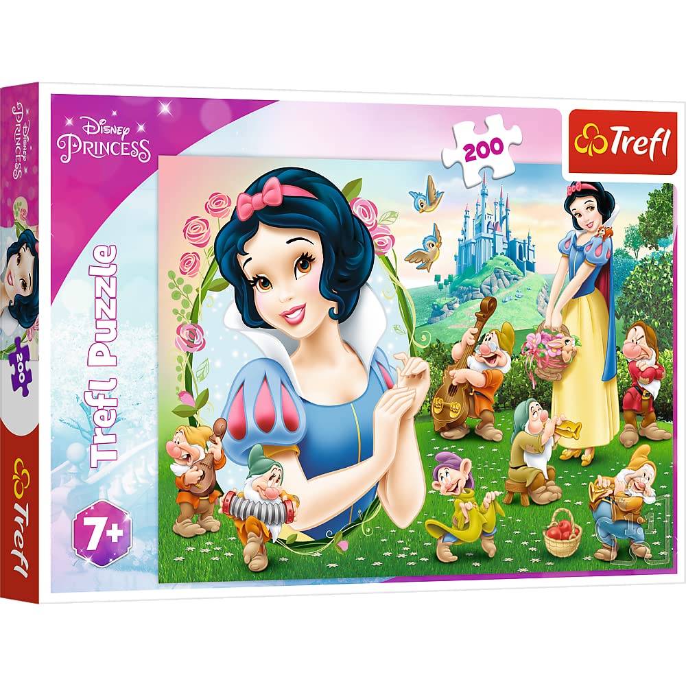 trefl-red-blanche-neige-puzzle-200-pi-ces-princesse-disney-7-ans image 1