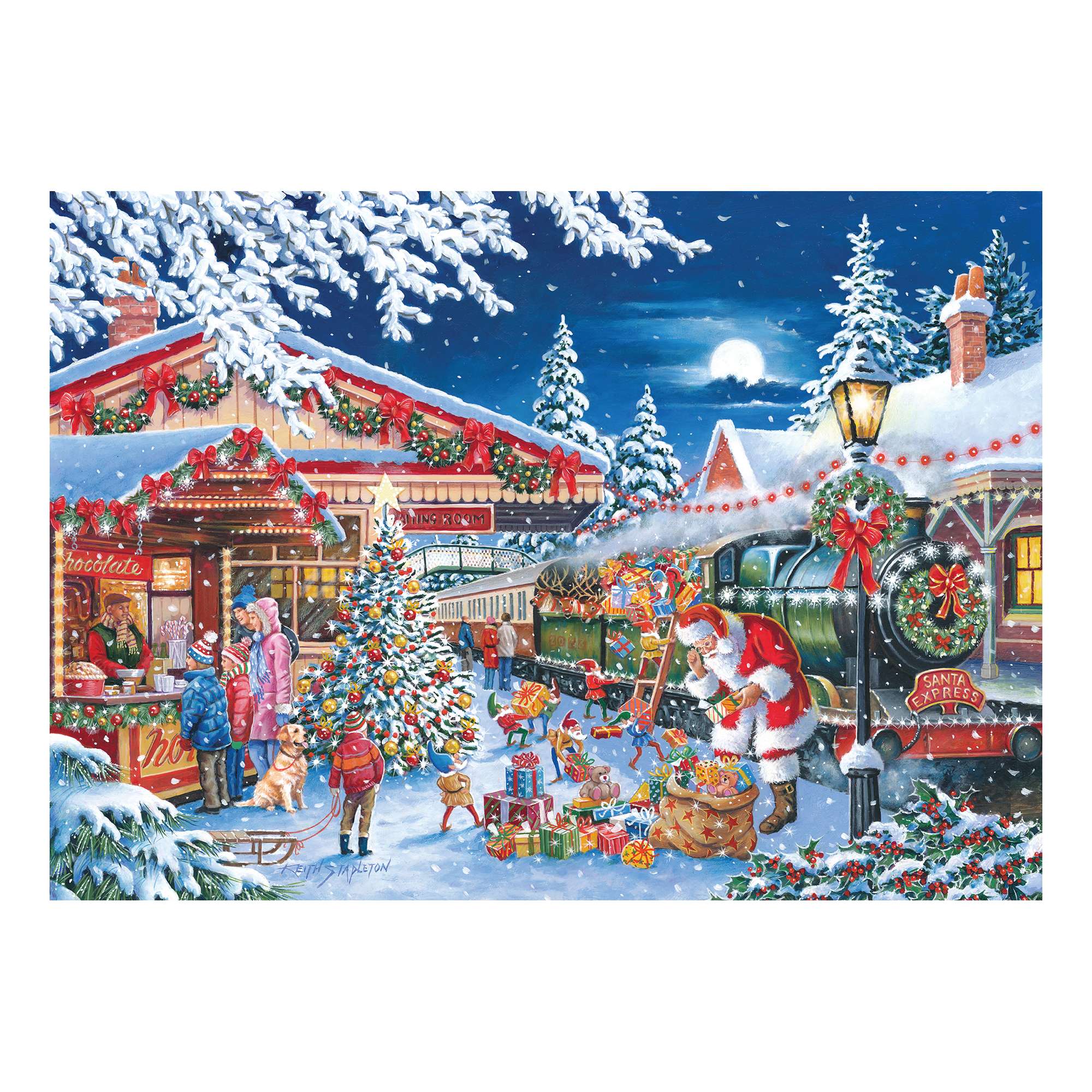 house-of-puzzles-santa-s-express-mini-puzzle-150-pi-ces-no-l image 2