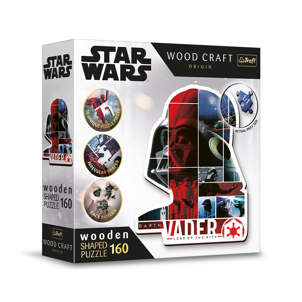 trefl-wood-craft-dark-vador-puzzle-bois-160-pi-ces image 2