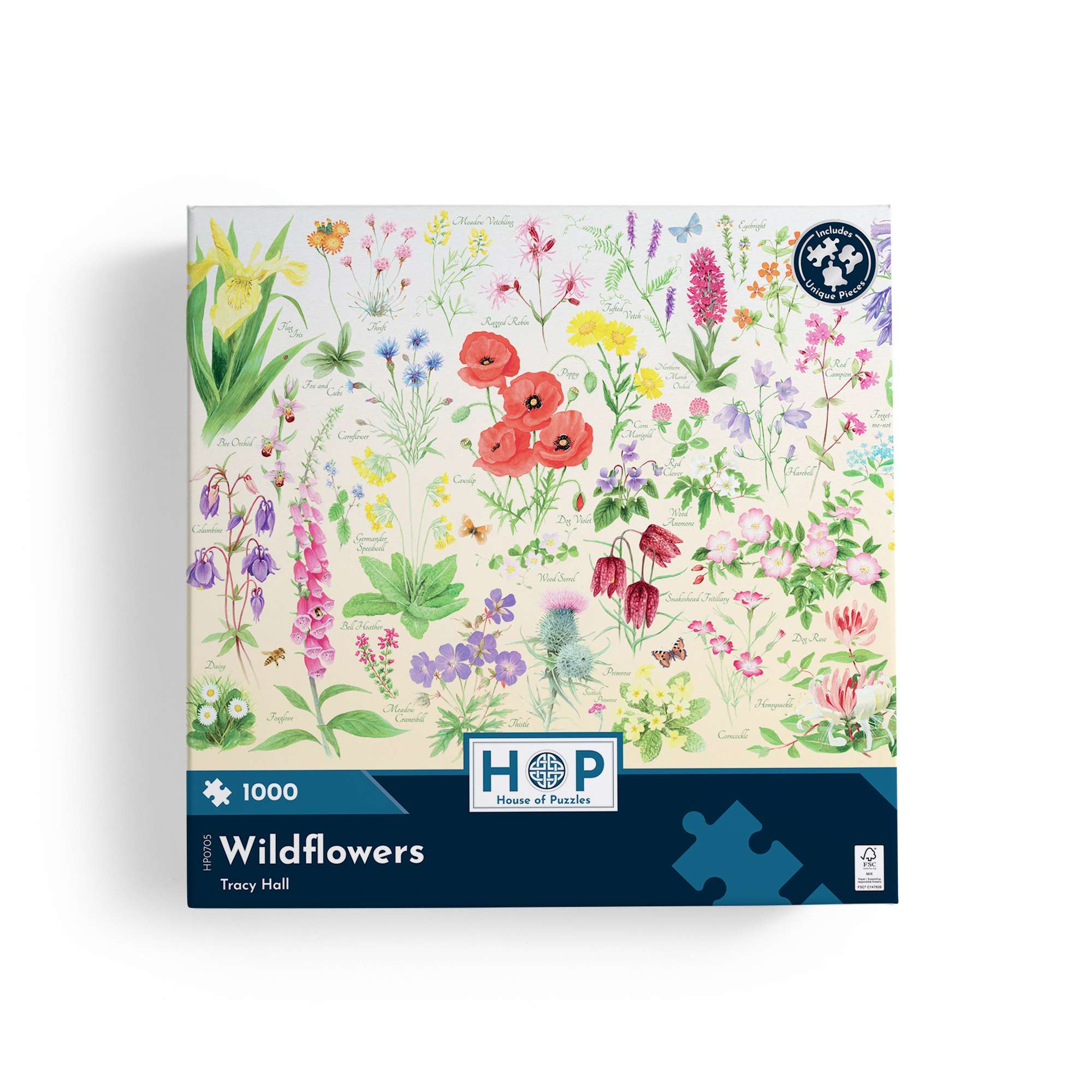 house-of-puzzles-wildflowers-puzzle-1000-pi-ces-fleurs image 4