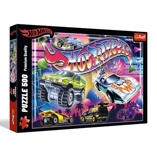 trefl-red-hot-wheels-puzzle-500-pi-ces-ann-es-1980-n-on image 8