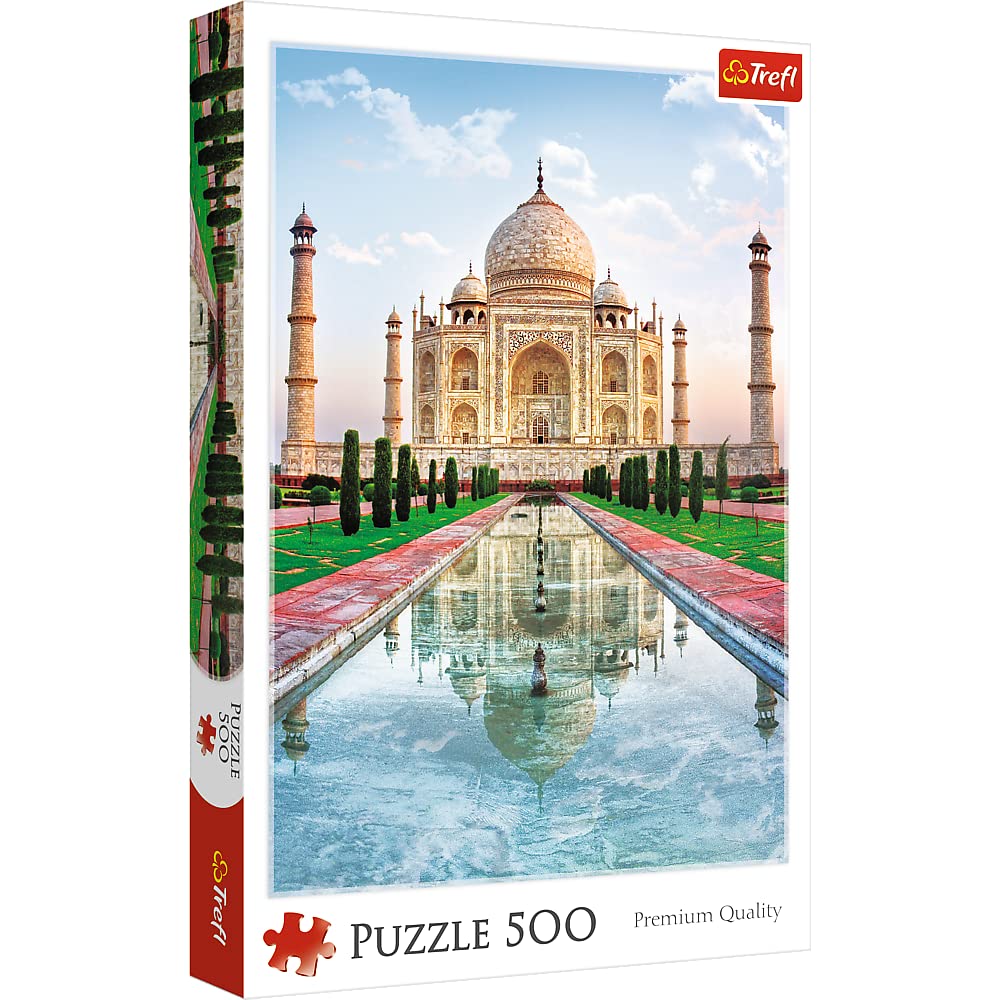 trefl-red-taj-mahal-puzzle-500-pi-ces-monument-inde image 1