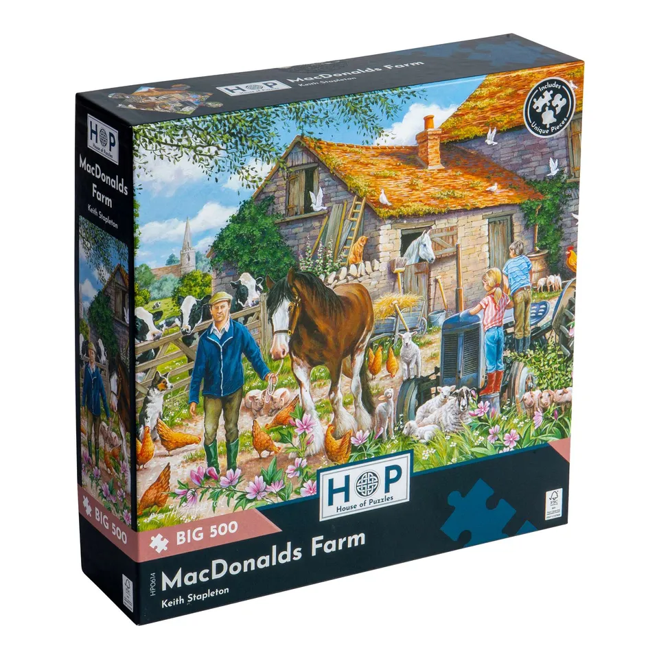 house-of-puzzles-big-500-macdonalds-farm-puzzle-500-pi-ces-ferme image 1
