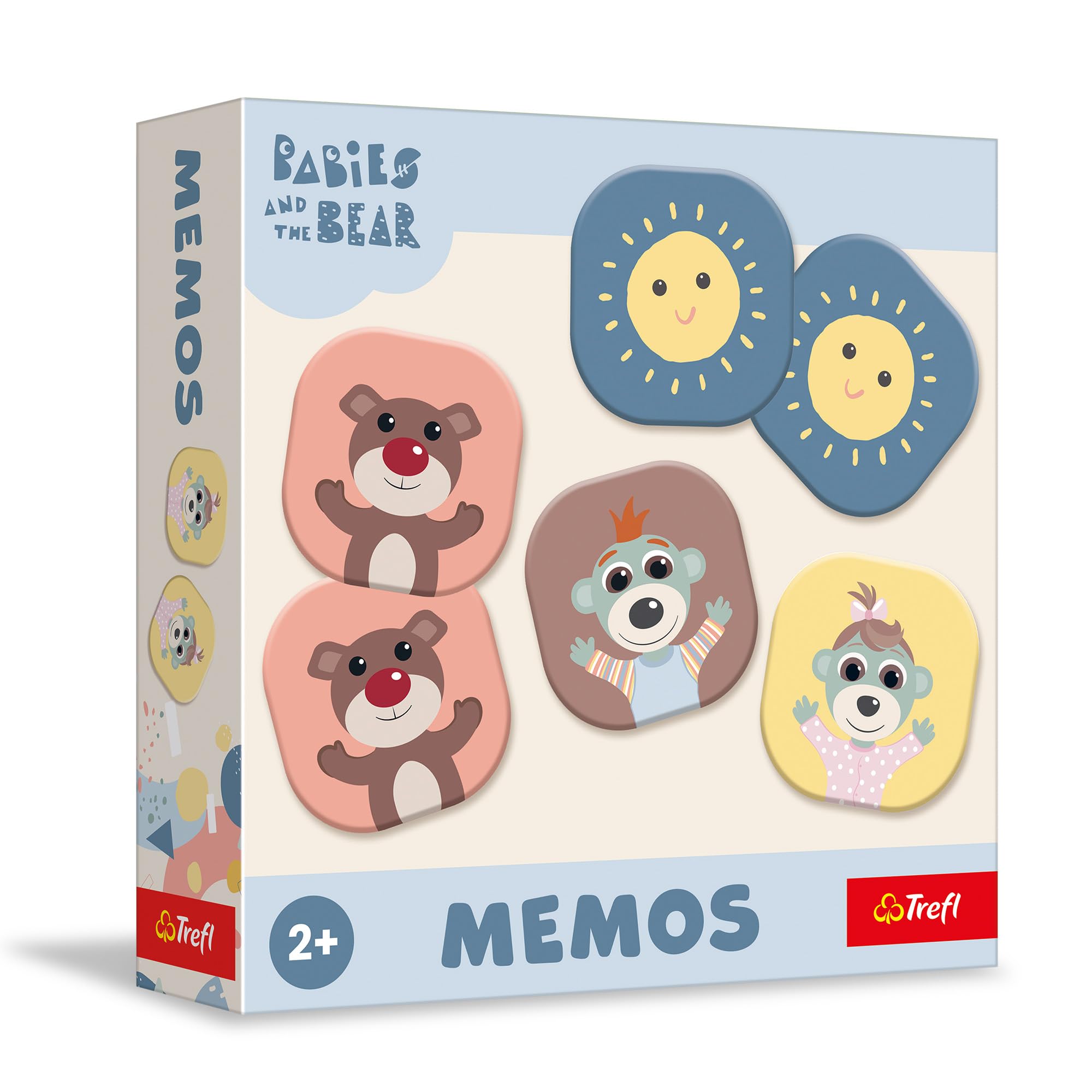trefl-red-memos-babies-and-bear-jeu-m-moire-16-paires image 1