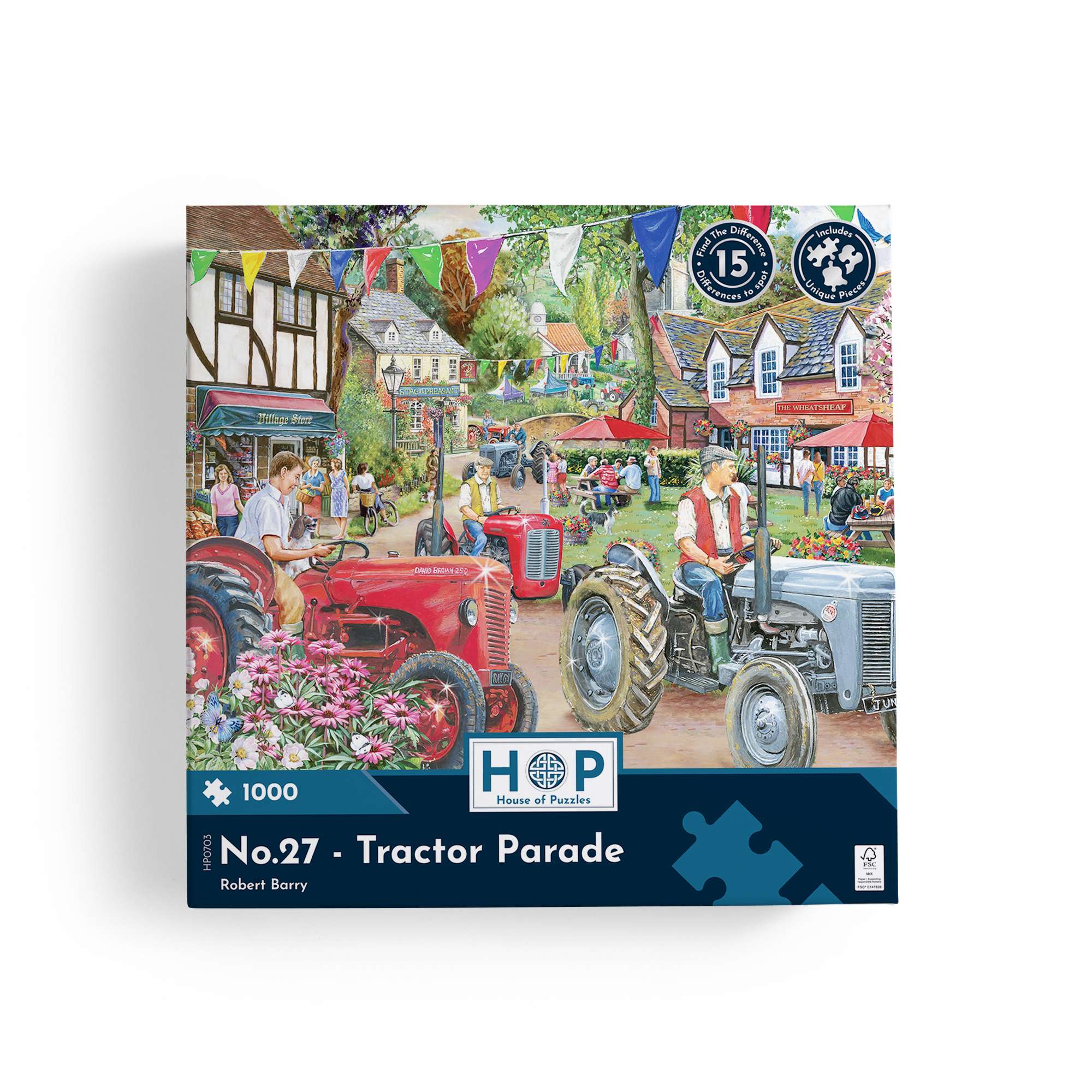 house-of-puzzles-no-27-tractor-parade-puzzle-1000-pi-ces-ferme image 4
