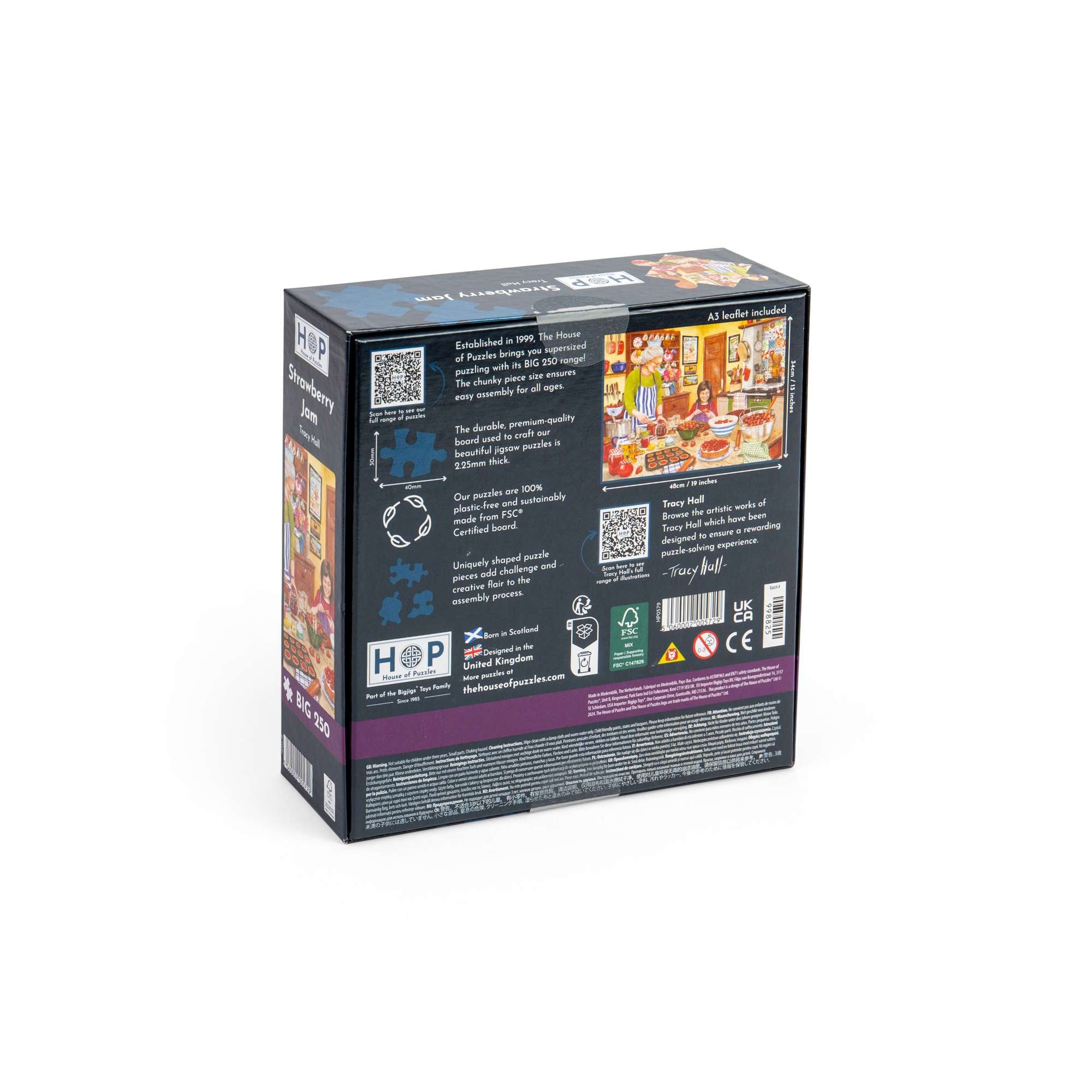 house-of-puzzles-big-250-strawberry-jam-puzzle-250-pi-ces-enfant image 3