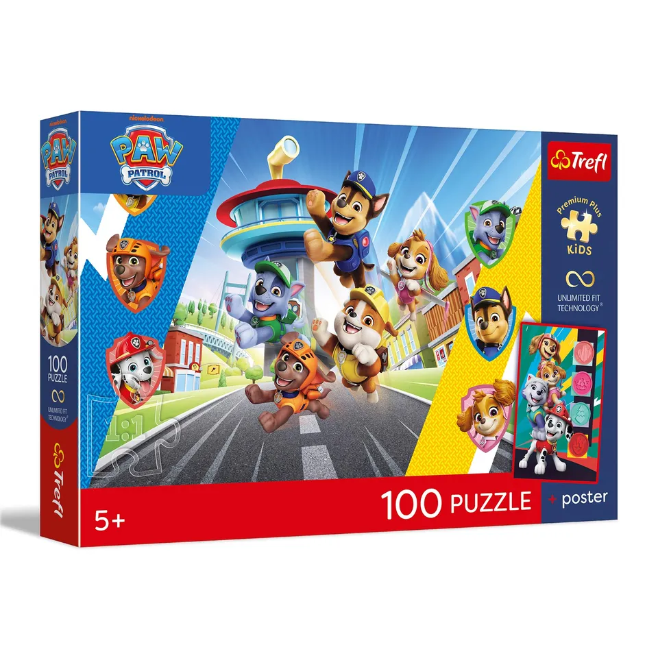 trefl-red-paw-patrol-dog-adventure-puzzle-100-pi-ces-d-s-5-ans image 1