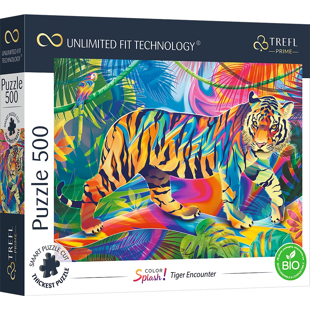 trefl-premium-plus-37453-puzzle-500-pi-ces-tigre image 1
