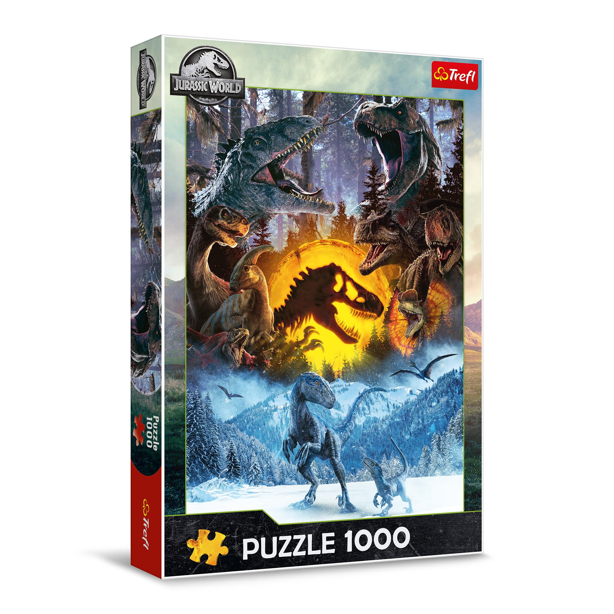 trefl-red-jurassic-world-puzzle-1000-pi-ces-dinosaures image 1