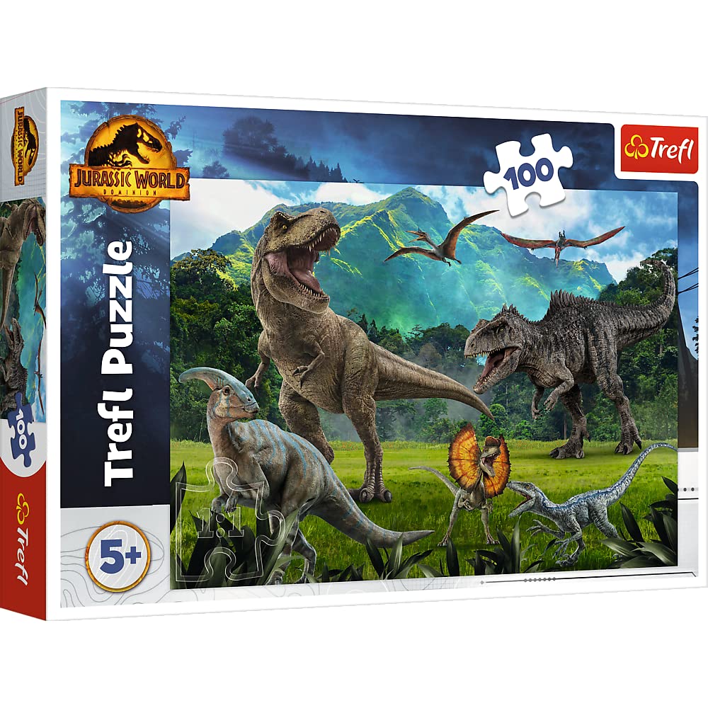 trefl-red-jurassic-world-dominion-puzzle-100-pi-ces-5-ans image 1
