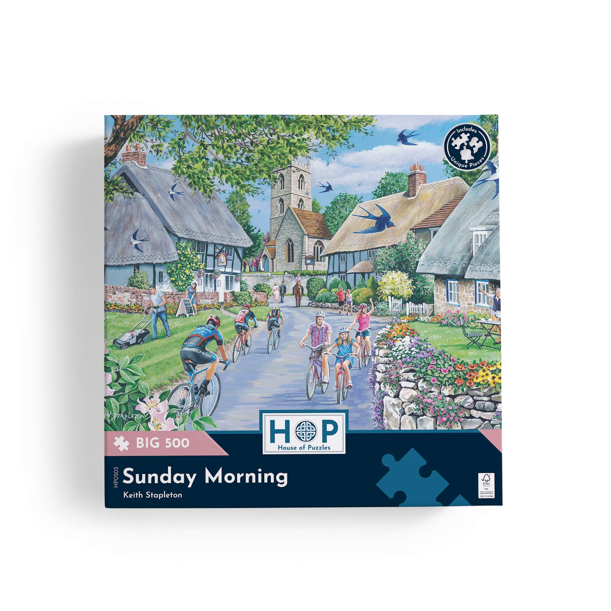 house-of-puzzles-sunday-morning-big-500-puzzle-500-pi-ces image 4