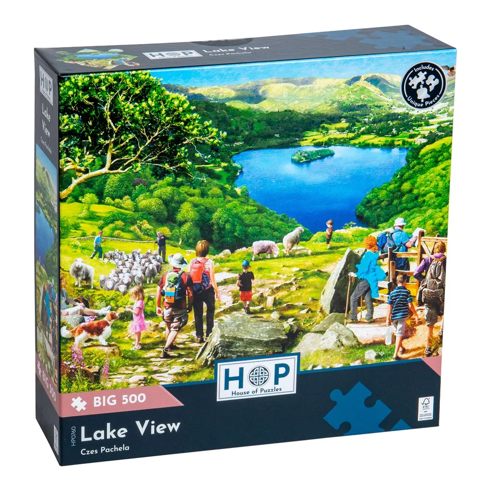 house-of-puzzles-lake-view-big-500-puzzle-500-pi-ces-lac-t image 1