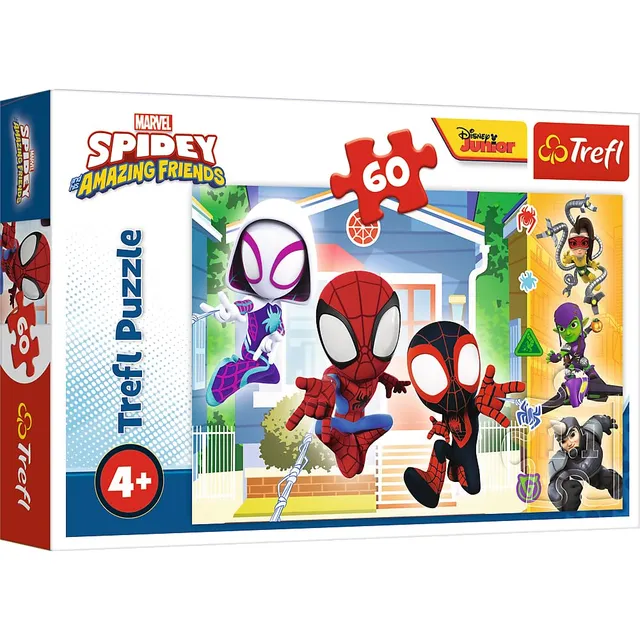 trefl-red-spidey-marvel-puzzle-60-pi-ces-4-ans image 1