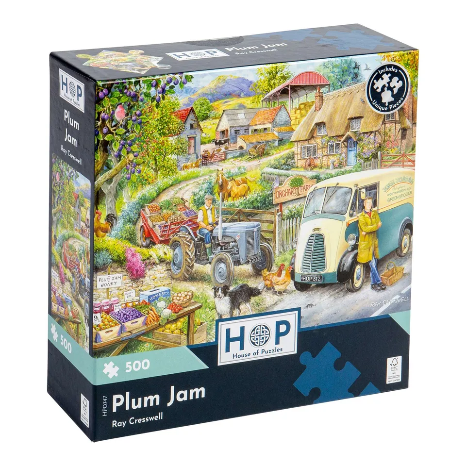 house-of-puzzles-plum-jam-puzzle-500-pi-ces-ray-cresswell image 1