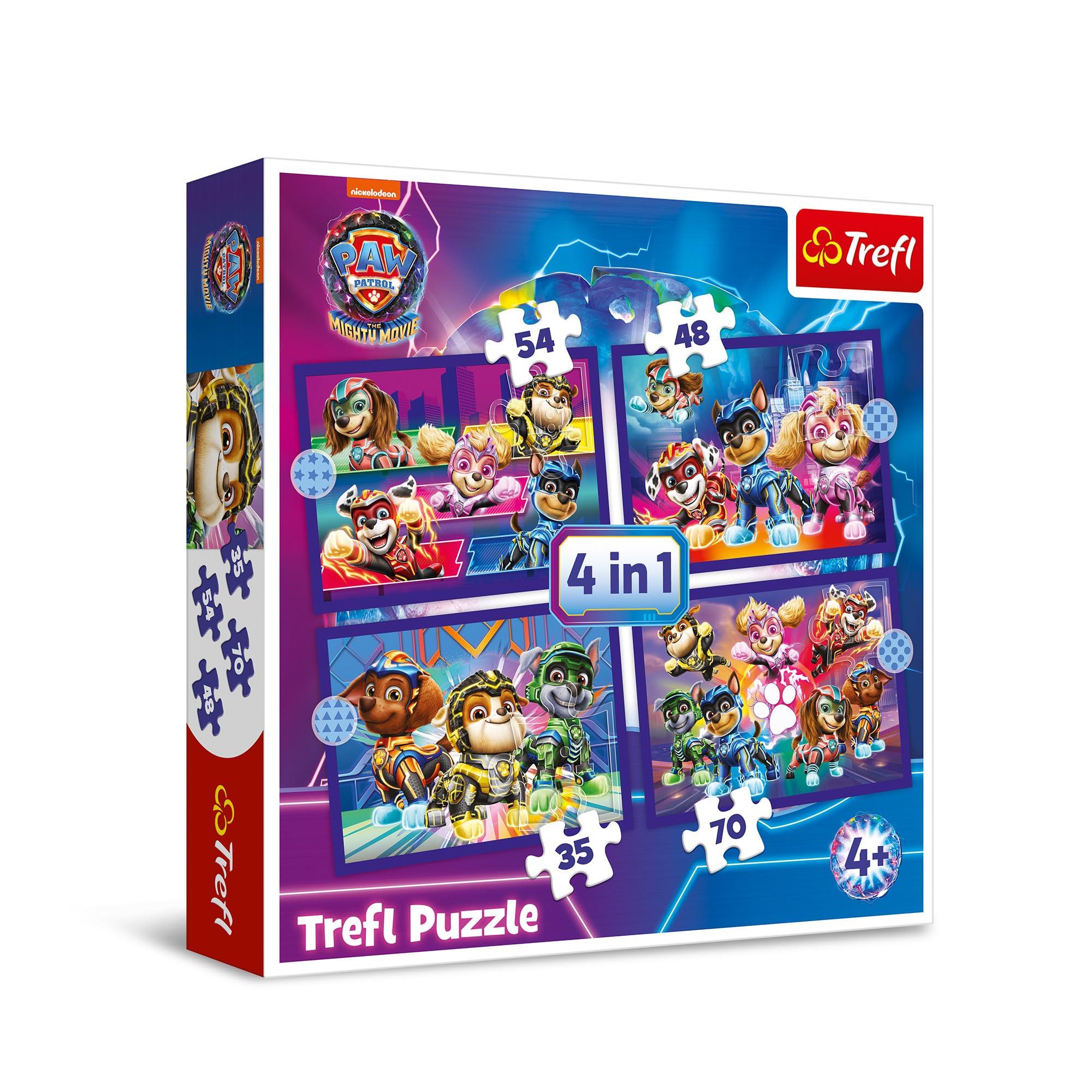 trefl-red-paw-patrol-mighty-movie-puzzle-4en1-35-70-pcs image 1