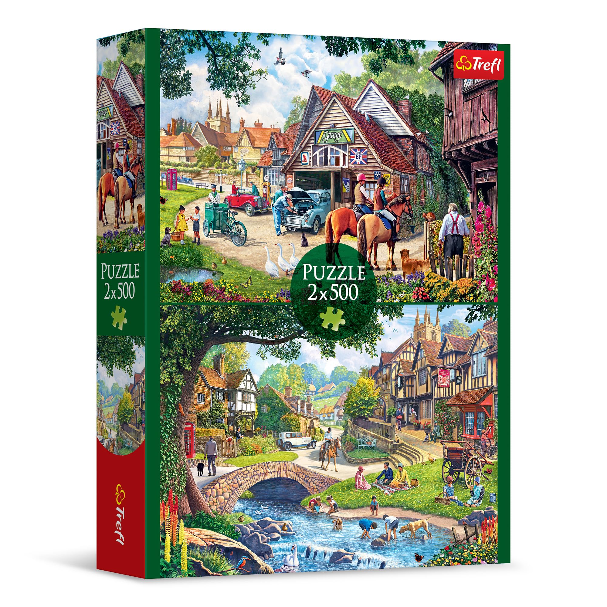 trefl-red-vie-idyllique-puzzle-2x500-pi-ces-lot-de-2 image 1