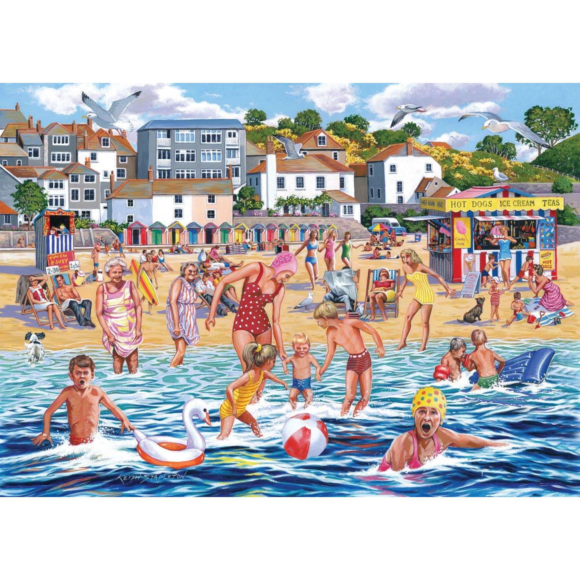 house-of-puzzles-no-21-chilly-dip-puzzle-1000-pi-ces-plage image 2