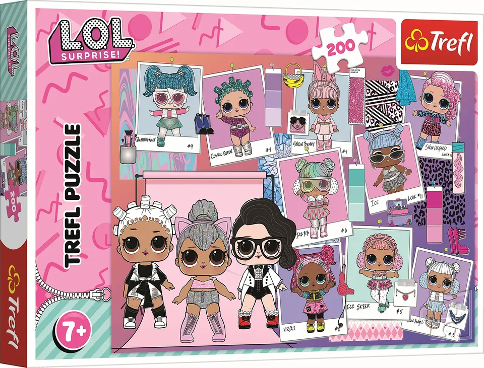 trefl-red-l-o-l-surprise-puzzle-enfant-200-pi-ces image 1