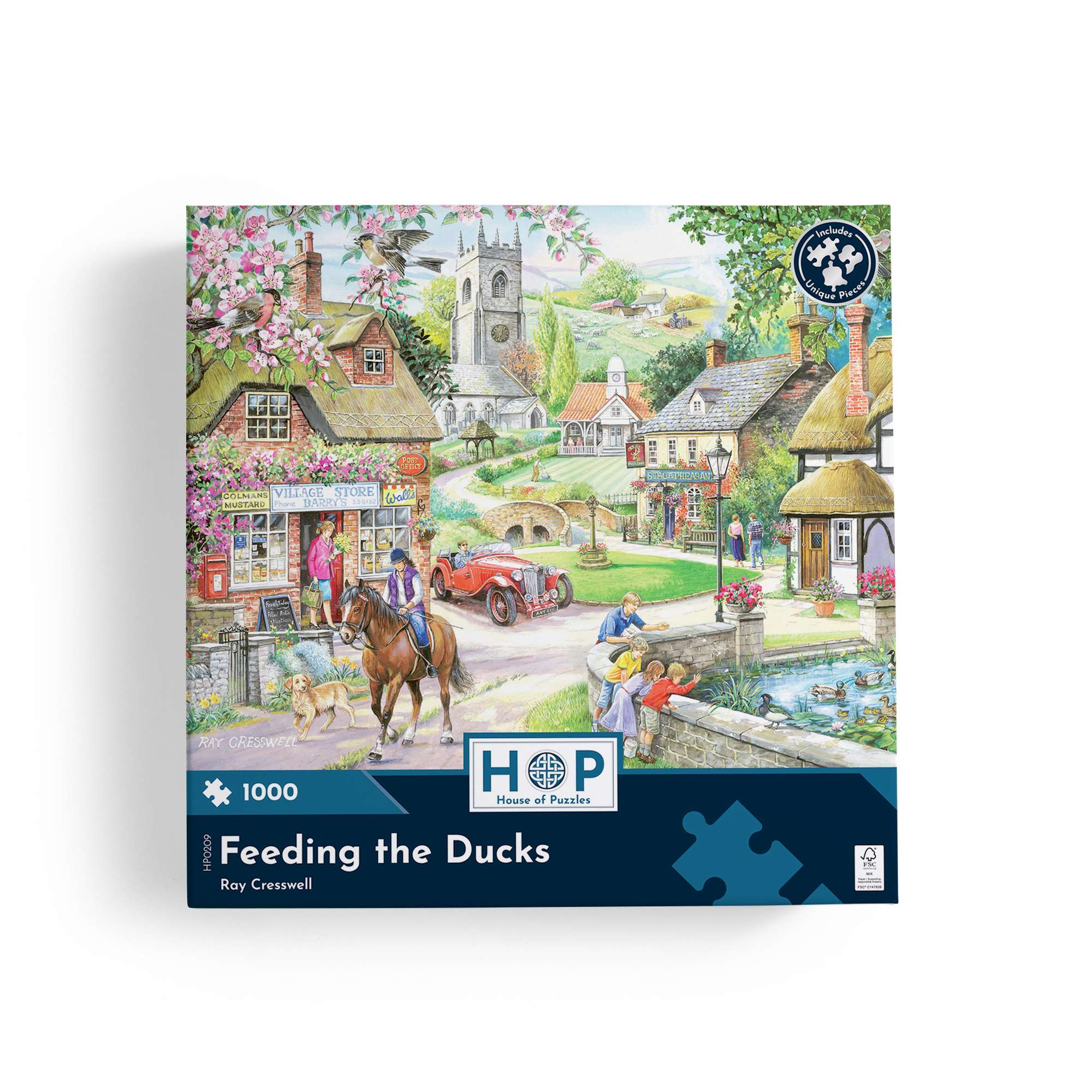 house-of-puzzles-puzzle-feeding-the-ducks-1000-pi-ces-canards image 4